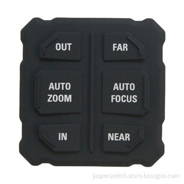 Silicone rubber keypads with coating and words printing, for electronic and medial products